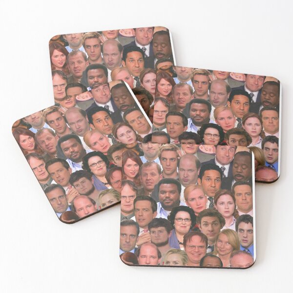 Item preview, The Office Characters Collage designed and sold by YellowTeaCups.