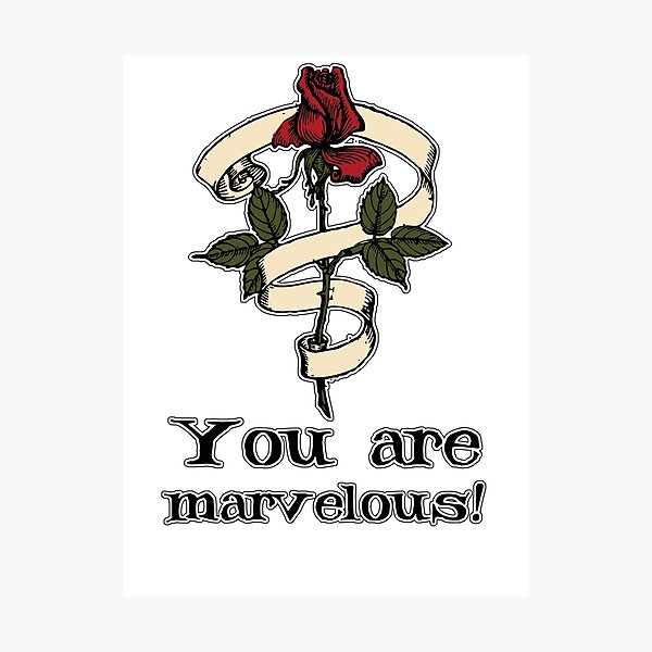Artikelvorschau, You are marvelous! entworfen und verkauft von stickart-marek.