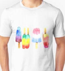 Watercolor Summer Popsicles Unisex T-Shirt