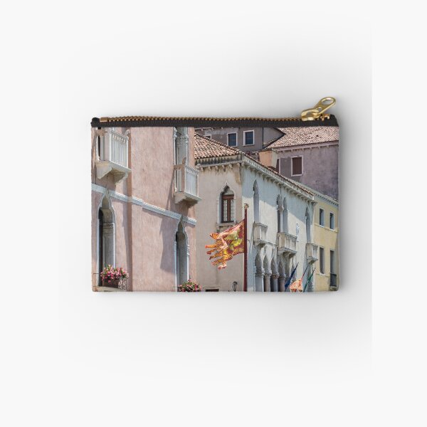 Item preview, Classic Venetian - Republic of Venice Flag of Saint Mark and Grand Canal Palace Facades designed and sold by Georgia Mizuleva.