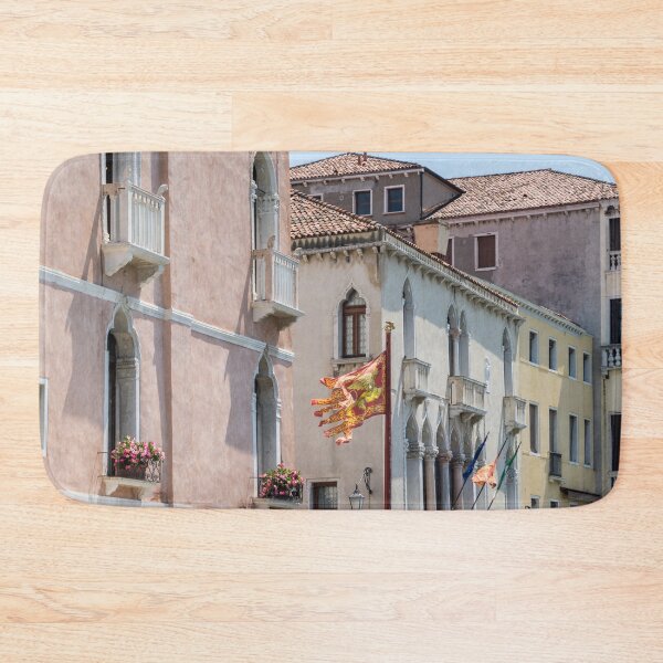 Item preview, Classic Venetian - Republic of Venice Flag of Saint Mark and Grand Canal Palace Facades designed and sold by Georgia Mizuleva.