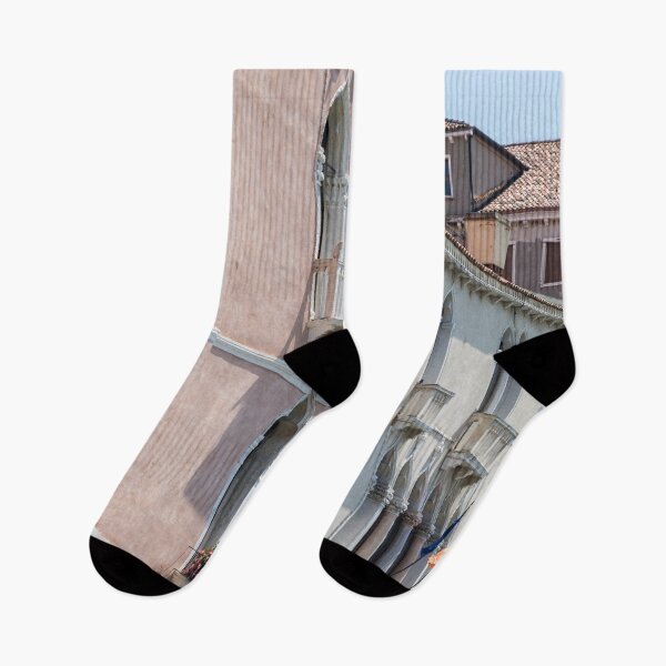 Item preview, Classic Venetian - Republic of Venice Flag of Saint Mark and Grand Canal Palace Facades designed and sold by Georgia Mizuleva.
