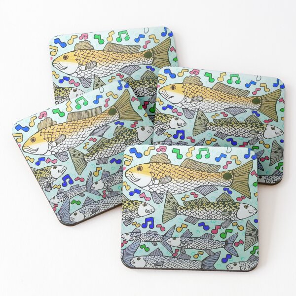 Item preview, Listen to the Fish designed and sold by Elizabeth Haven Hayes.