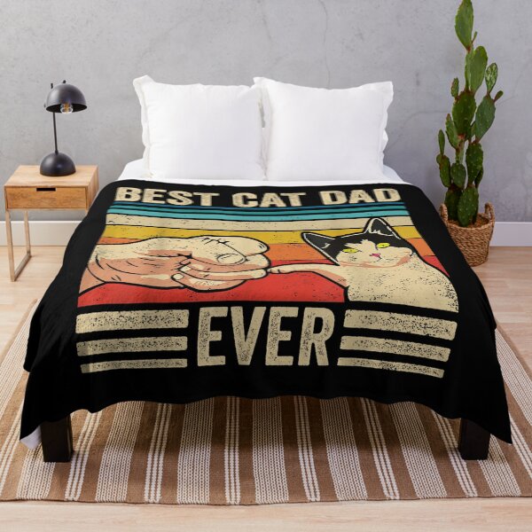 Item preview, Vintage Best Cat Dad Ever Fit Fathers Day Gift designed and sold by wandaander.