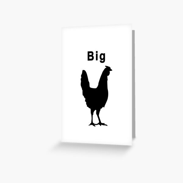 Big Cock Greeting Card