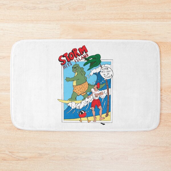 Item preview, Storm Hits Island. Surf Monster enjoys! designed and sold by coloriscausa.
