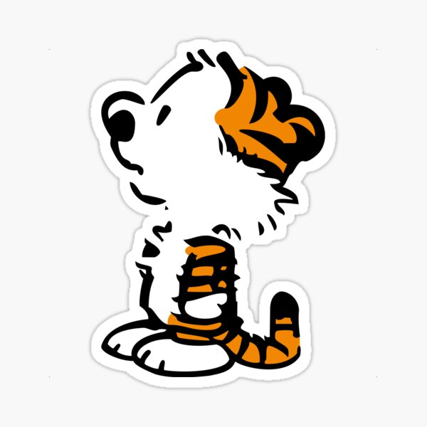 Calvin und Hobbes Bill Watterson Sticker