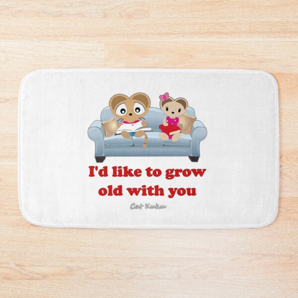 Item preview, Growing old with you Love quotes for him - Cat Kuku designed and sold by Bubsimouse.