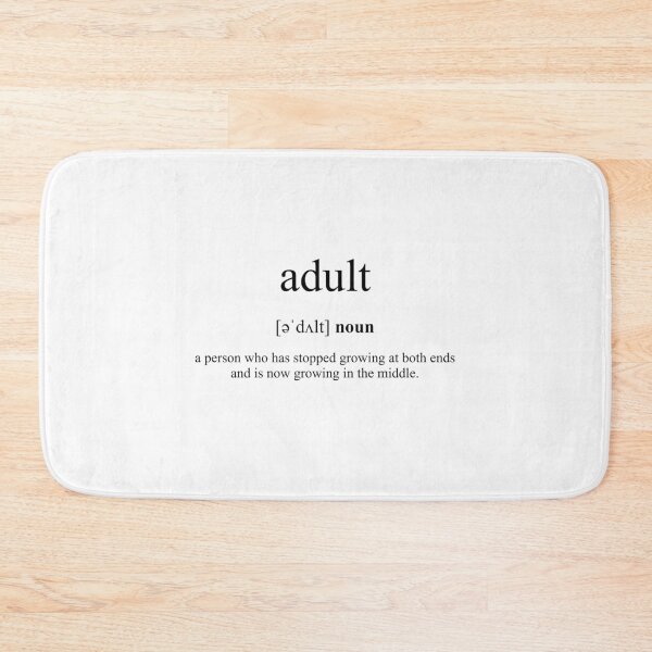 Item preview, Adult Definition | Dictionary Collection designed and sold by Designschmiede.