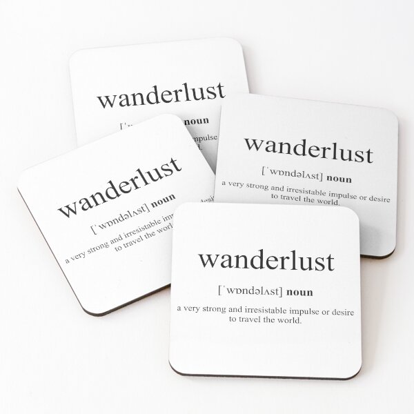 Item preview, Wanderlust Definition | Dictionary Collection designed and sold by Designschmiede.
