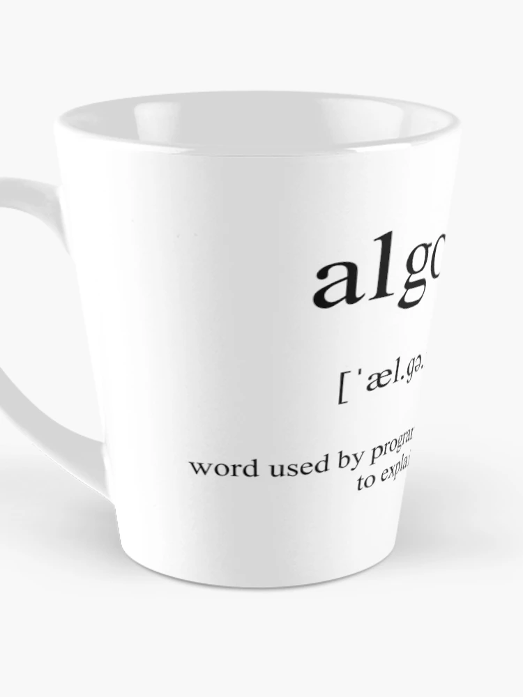 Thumbnail 3 of 4, Coffee Mug, Algorithm Definition | Dictionary Collection designed and sold by Designschmiede.