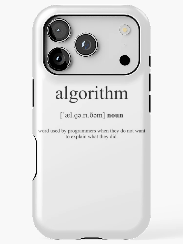 Thumbnail 1 of 4, iPhone Case, Algorithm Definition | Dictionary Collection designed and sold by Designschmiede.