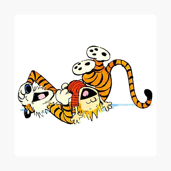 Calvin und Hobbes Bill Watterson Fotodruck