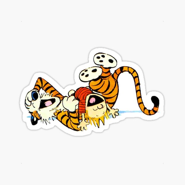 calvin and hobbes bill watterson Sticker