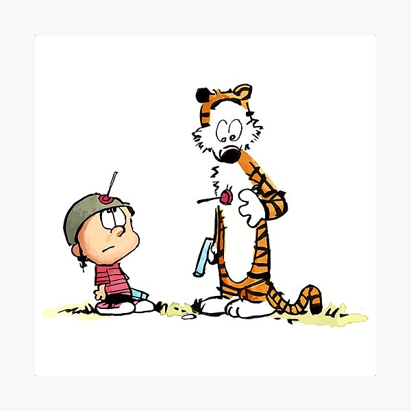 Calvin et Hobbes Bill Watterson Impression photo