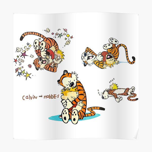 Calvin et Hobbes Bill Watterson Poster