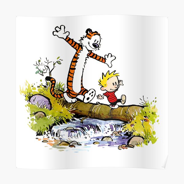 Calvin et Hobbes Bill Watterson Poster