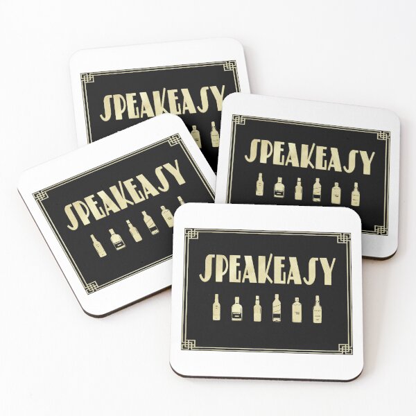 Item preview, Speakeasy Sign designed and sold by DoodleDashCollective.