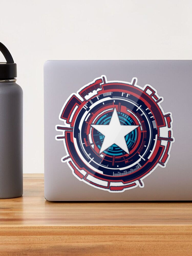 Multicolor Captain America Logo Magnet by wotfan - MakerWorld