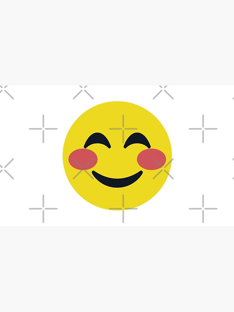 "Happy Smiley, Blush, Face with Red Cheeks, Rosy Cheeks Emoji, Emoticon" Coffee Mug for Sale by