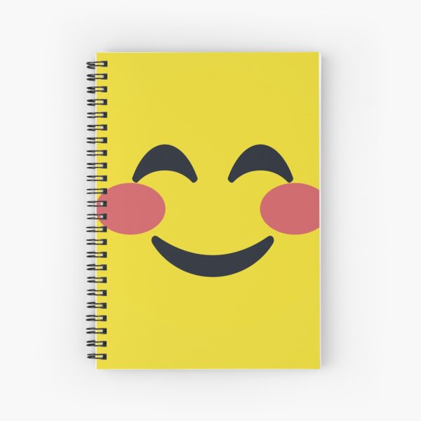 Cuaderno de espiral for Sale con la obra Cara enamorada Sonrisa