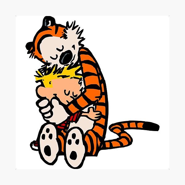calvin and hobbes bill watterson Photographic Print