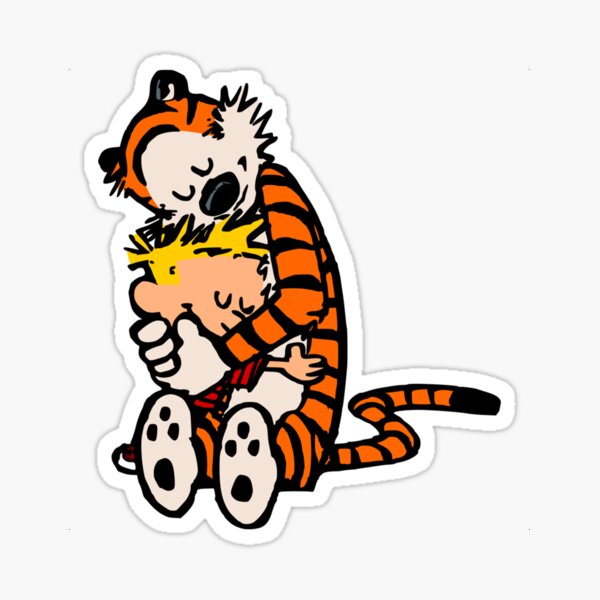 calvin and hobbes bill watterson Sticker