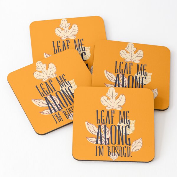Item preview, Leave me Alone I'm Bushed Yellow Funny Text Design designed and sold by aventi24.