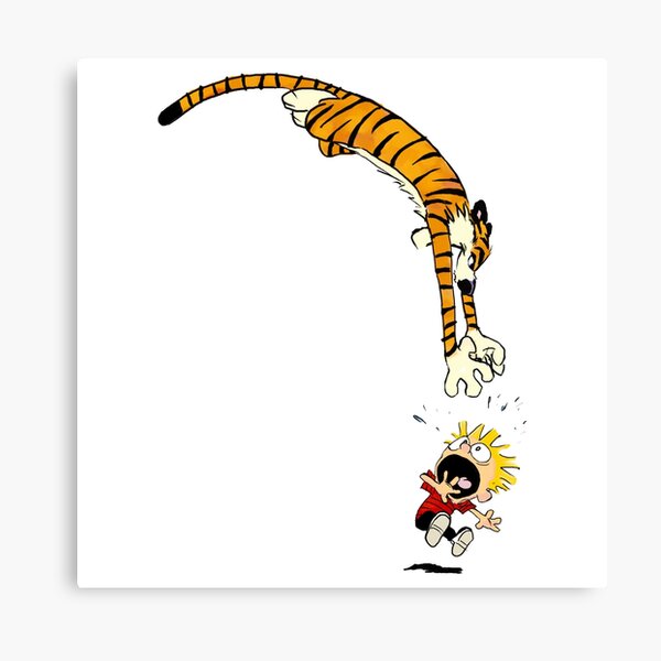 calvin and hobbes bill watterson Canvas Print