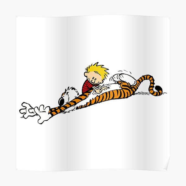 Calvin et Hobbes Bill Watterson Poster