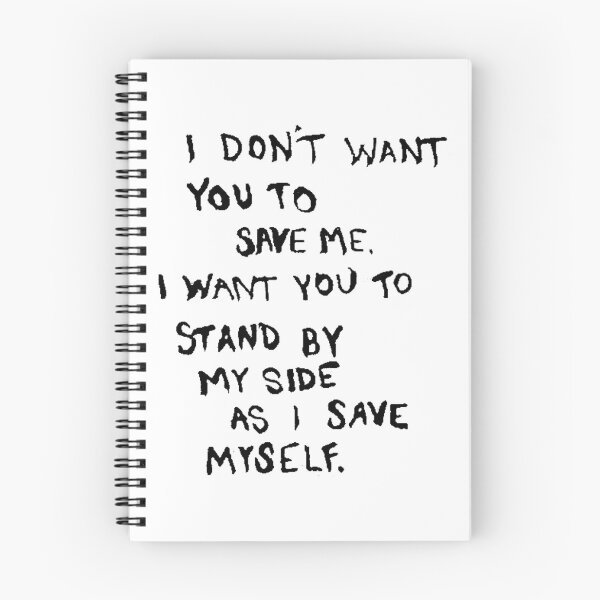 Item preview, I Don't Want You To Save Me... designed and sold by DoodleDashCollective.