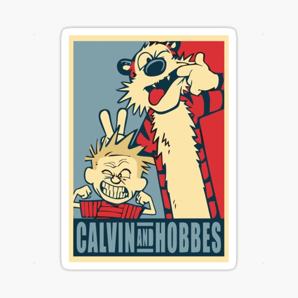 Calvin und Hobbes Bill Watterson Sticker