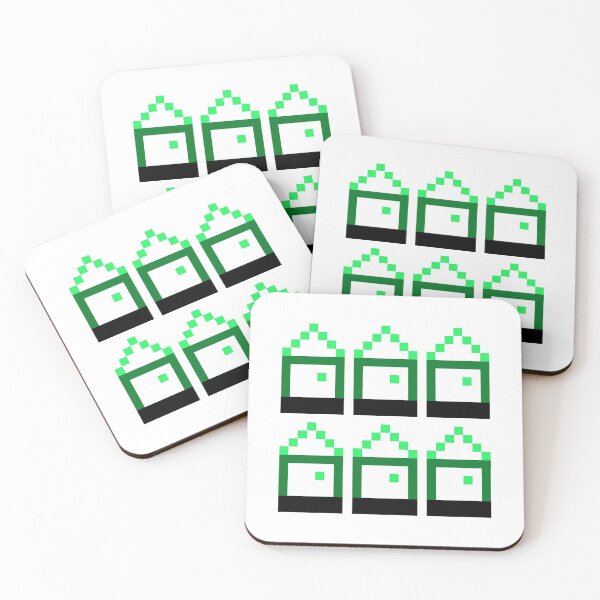 Item preview, Pixel Houses - Green designed and sold by Istvan Ocztos.