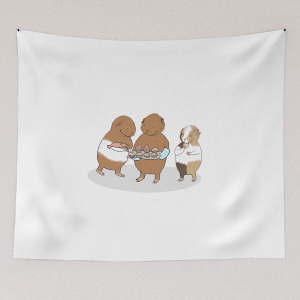 Item preview, The bakery guinea pig trio designed and sold by mondesign26.