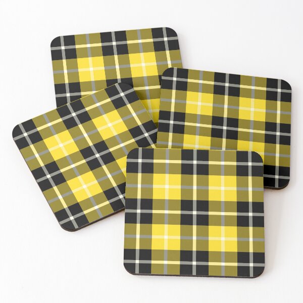 Item preview, Clan Barclay Dress Tartan Yellow and Black Plaid designed and sold by plaidwerx.