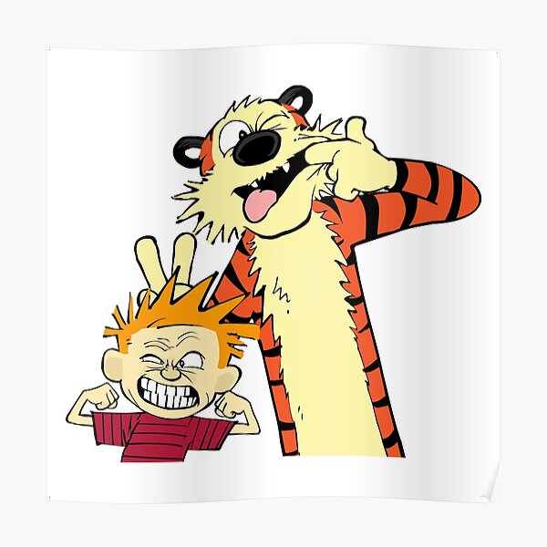 Calvin et Hobbes Bill Watterson Poster