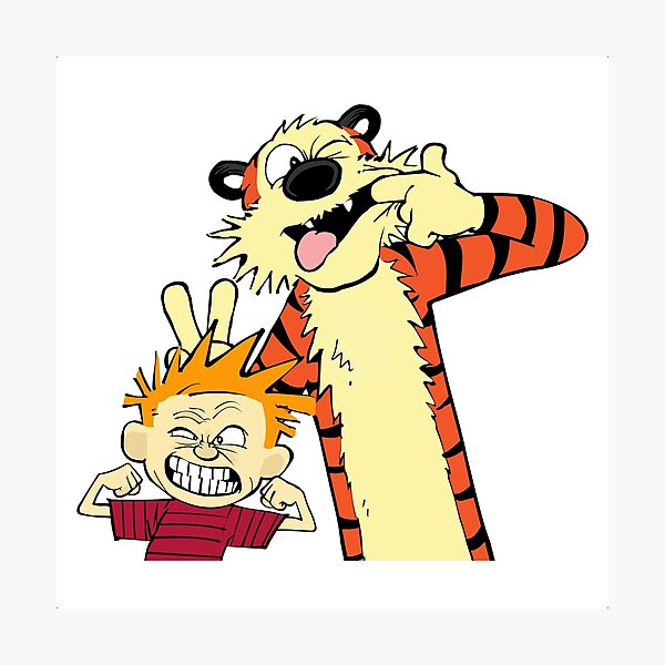 Calvin und Hobbes Bill Watterson Fotodruck