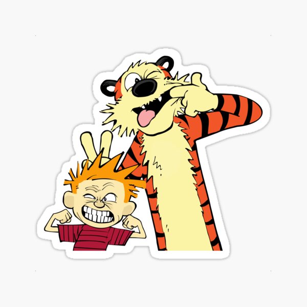 Calvin und Hobbes Bill Watterson Sticker