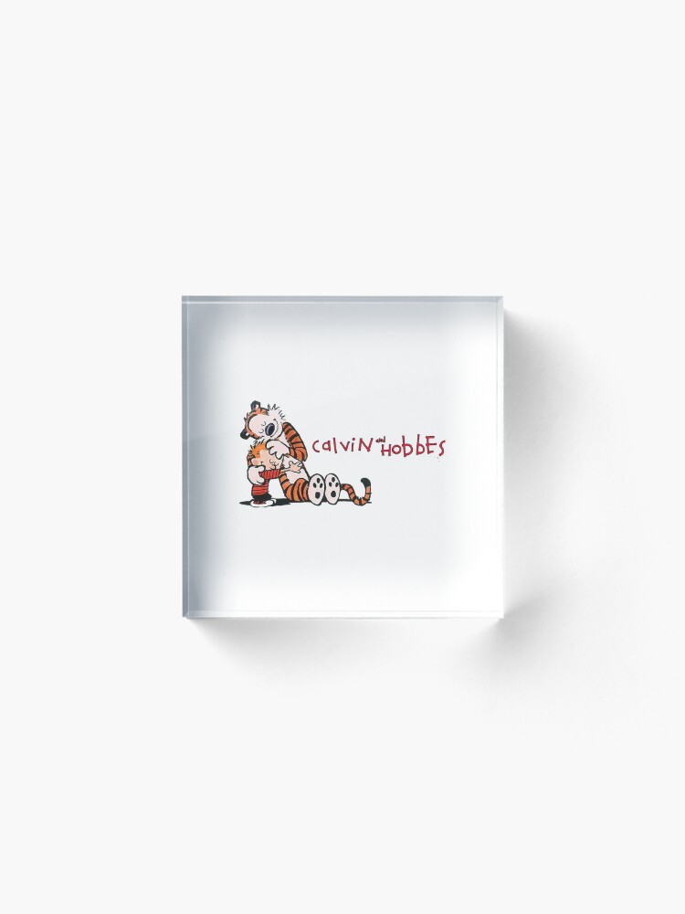 Alternate view of calvin and hobbes bill watterson Acrylic Block