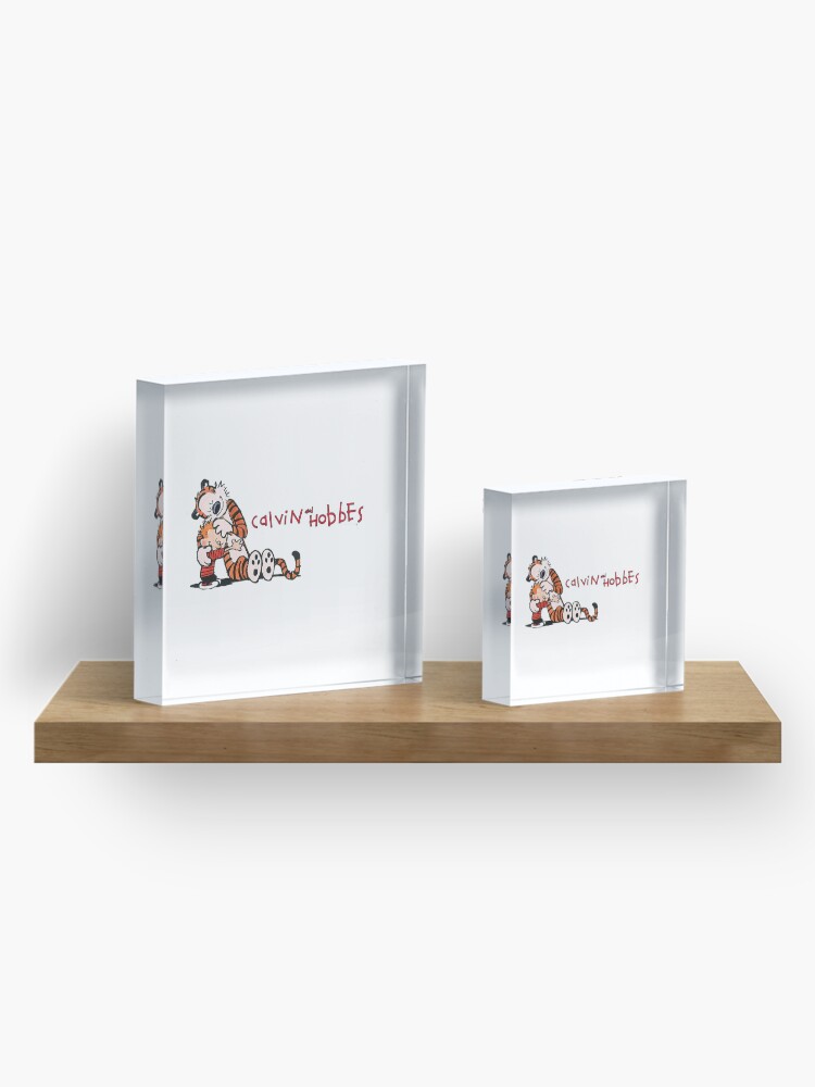 Alternate view of calvin and hobbes bill watterson Acrylic Block