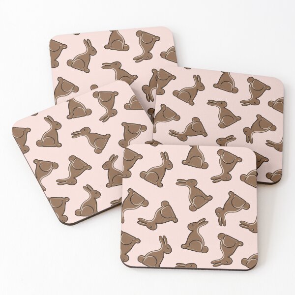 Item preview, Chocolate Easter Bunnies - Pink designed and sold by littlearrow.