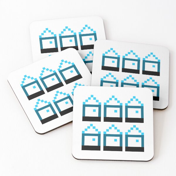 Item preview, Pixel Houses - Turquise designed and sold by Istvan Ocztos.