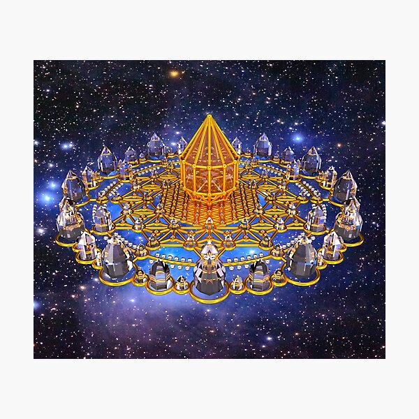 Aperçu de l'œuvre Merkaba Matrix Stargate Grid créée et vendue par Crystal Healing Art.