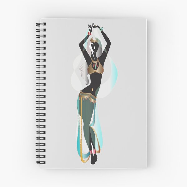 Item preview, Belly dance colorful silhouette movement-two designed and sold by Nobiya.