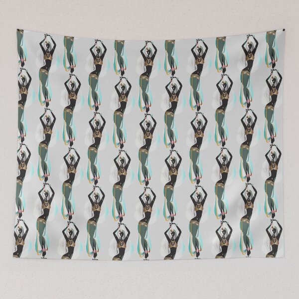 Item preview, Belly dance colorful silhouette movement-two designed and sold by Nobiya.