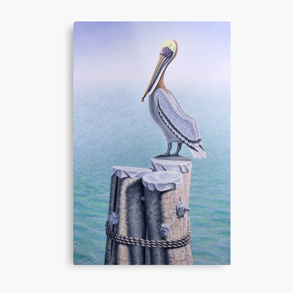 Pelican on a Post Metal Print
