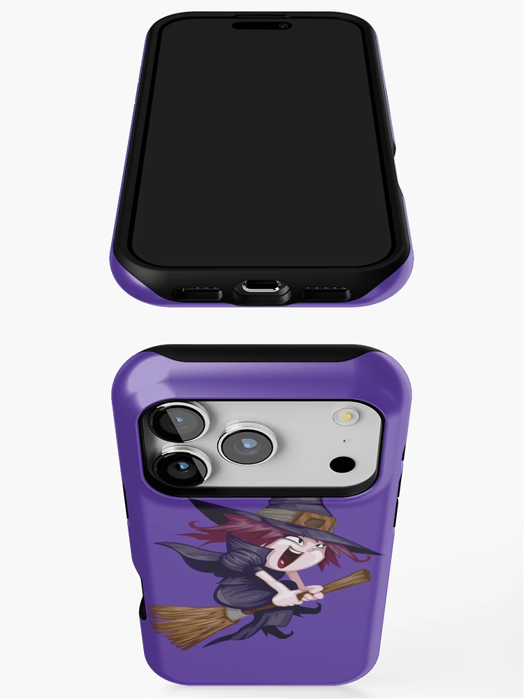Thumbnail 3 of 4, iPhone Case, Witch Kid [Roufxis-Rb] designed and sold by RoufXis.