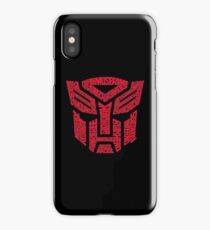 Transformers Autobots Red iPhone Case