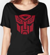 Transformers Autobots Red Women's Relaxed Fit T-Shirt