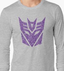 Transformers Decepticons Purple Long Sleeve T-Shirt